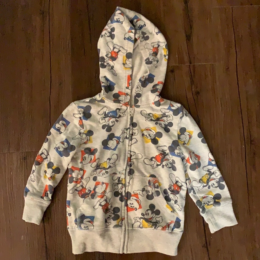 Mickey Mouse Disney Hoodie Size 2T